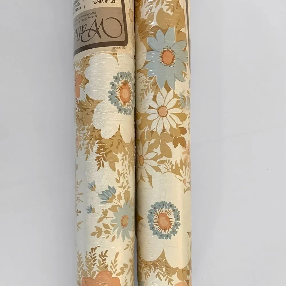 Vintage 1970’s Floral Wallpaper